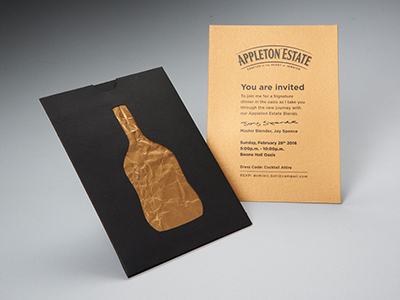 Appleton Estate Relaunch Invitation